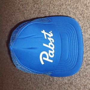 Vintage Pabst PBR Beer Men’s Blue Rope Adjustable Snapback Hat Cap